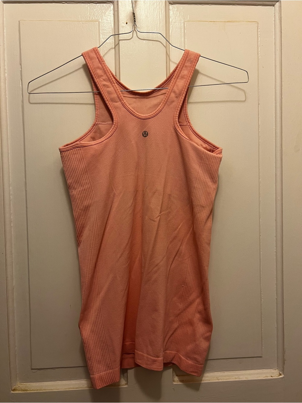 lululemon athletica Peach Ribbed Racerback Tank
